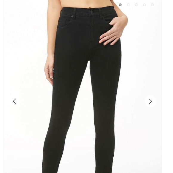 Forever 21 Jeans Black Denim High Rise Skinny Poshmark